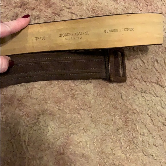 Giorgio Armani Suede Belt main image 5